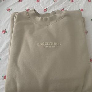 Essentials Fear if God Crew Neck NWT